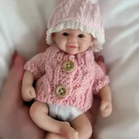 6" Lifelike Silicone Mini Baby Doll thumbnail 5
