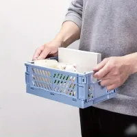 Foldable Storage Baskets with Handles thumbnail 3