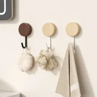 Self-Adhesive Wood Wall Hook thumbnail 1