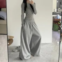 Y2K Striped Wide Leg Cargo Pants thumbnail 6