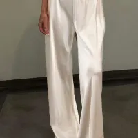 Satin Wide Leg Dress Pants thumbnail 1