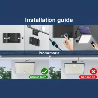 Solar Motion Sensor Security Lights thumbnail 5