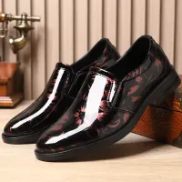 Floral Leather Oxford Dress Shoes thumbnail 6
