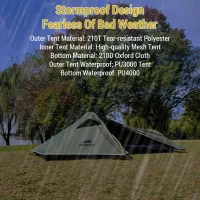 Ultralight 1-Person Four Season Backpacking Tent thumbnail 5