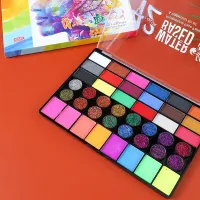 42 Color Neon Face & Body Paint Set thumbnail 4