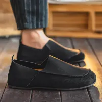 Men's Soft Leather Casual Loafers thumbnail 5