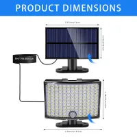 Solar Motion Sensor Security Lights thumbnail 8