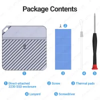 JEYI 2230 M.2 NVMe SSD Enclosure thumbnail 6