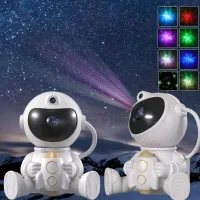 Astronaut Galaxy Projector Night Light thumbnail 6