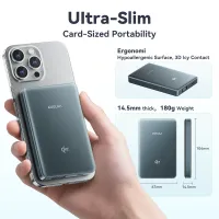 KUULAA Qi2 Magnetic Power Bank 10000mAh thumbnail 5