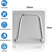 Adhesive Stainless Steel Sponge Holder Set thumbnail 7