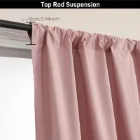 Blackout Thermal Curtain with Black Backing thumbnail 6