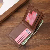 Slim RFID Blocking Leather Wallet for Men thumbnail 2