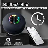 Портативная Bluetooth мини LED-колонка thumbnail 2