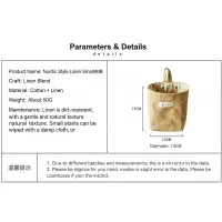 No Drill Jute Hanging Organizer thumbnail 5