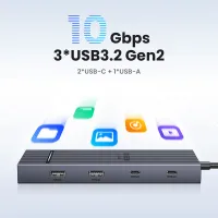 UGREEN USB C Hub 10Gbps 4K60Hz PD100W thumbnail 5