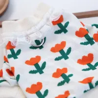 Tulip Knit Pet Sweater - White thumbnail 2