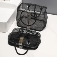 Collapsible Mesh Travel Toiletry Basket thumbnail 2