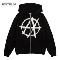 Harajuku Oversized Graphic Hoodie thumbnail 1