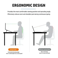 Adjustable Laptop Riser Cooling Stand thumbnail 6