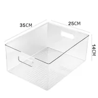 Acrylic Clear Storage Box with Handles thumbnail 3