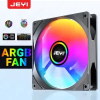 JEYI 120mm ARGB PWM Silent Fan thumbnail 1