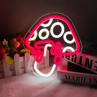 LED Mushroom Neon Wall Sign thumbnail 6