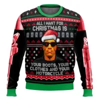 Terminator Ugly Xmas Sweater 3D Print thumbnail 2