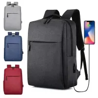 15.6" USB Charging Laptop Backpack thumbnail 1