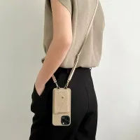 Lanyard Leather Wallet Phone Case thumbnail 1