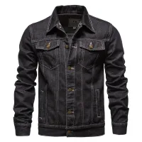 Men's Slim Fit Denim Jacket thumbnail 5