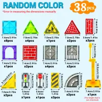 Magnetic Road & Car Building Set thumbnail 6