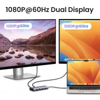 UGREEN 7-in-1 Dual HDMI USB-C Hub thumbnail 4