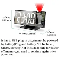 USB Projection Alarm Clock thumbnail 2
