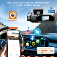 4K WiFi Dual Dash Cam Front+Rear thumbnail 6