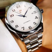 WINNER Minimalist Automatic Watch - Blue thumbnail 5