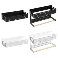 Magnetic Fridge Storage Rack with Paper Towel Holder thumbnail 5