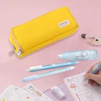 Pencil Case Large Space Storage 3 Compartment Pouch Double Side Opened Student Stationery Desk Organizer School Supplies thumbnail 6