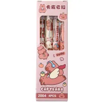 Capybara Gel Pens Set - 4Pcs Kawaii thumbnail 6