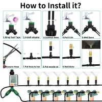Outdoor Misting Cooling System Kit thumbnail 4