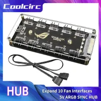 ARGB 1-to-10 Splitter Hub 5V 3-Pin thumbnail 1