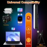 RGB Portable LED Video Light Panel thumbnail 4