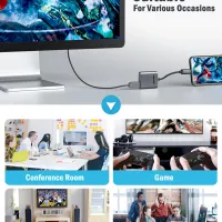 Lemorele Dual HDMI 4K USB C Hub thumbnail 6
