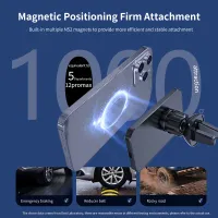 30W Magnetic Wireless Car Charger thumbnail 3