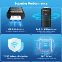 Newfast WiFi 6 USB 3.0 Adapter thumbnail 3