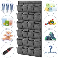 24 Grid Wall-mounted Shoe Organizer thumbnail 3