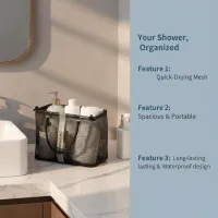 Collapsible Mesh Drain Basket Organizer thumbnail 2