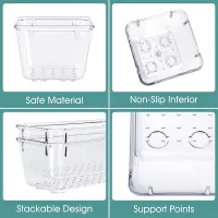 28-Piece Clear Drawer Organizer Set thumbnail 5