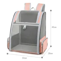 Breathable Pet Cat Carrier Backpack thumbnail 6