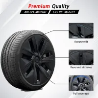 19" Tesla Model Y Wheel Covers - 4 Pcs thumbnail 3